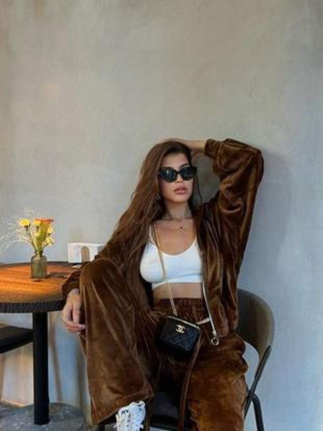 Hooded Jacket and Pants WOMEN Set - CHIC TB