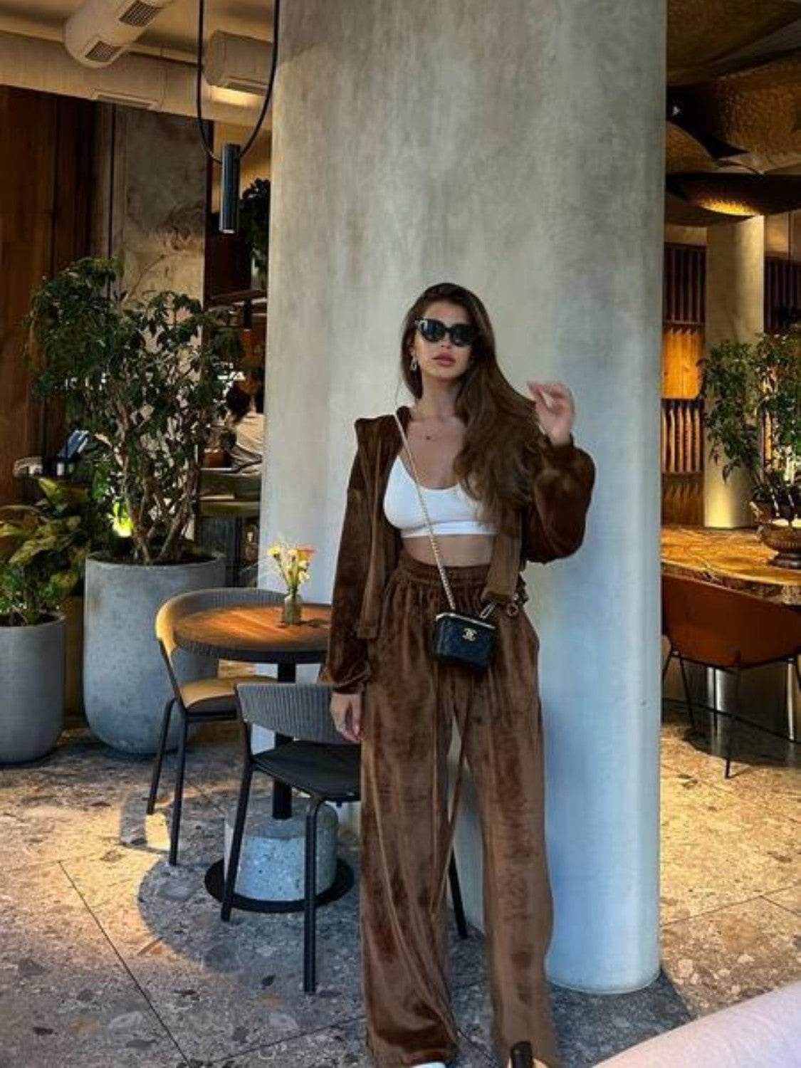 Hooded Jacket and Pants WOMEN Set - CHIC TB
