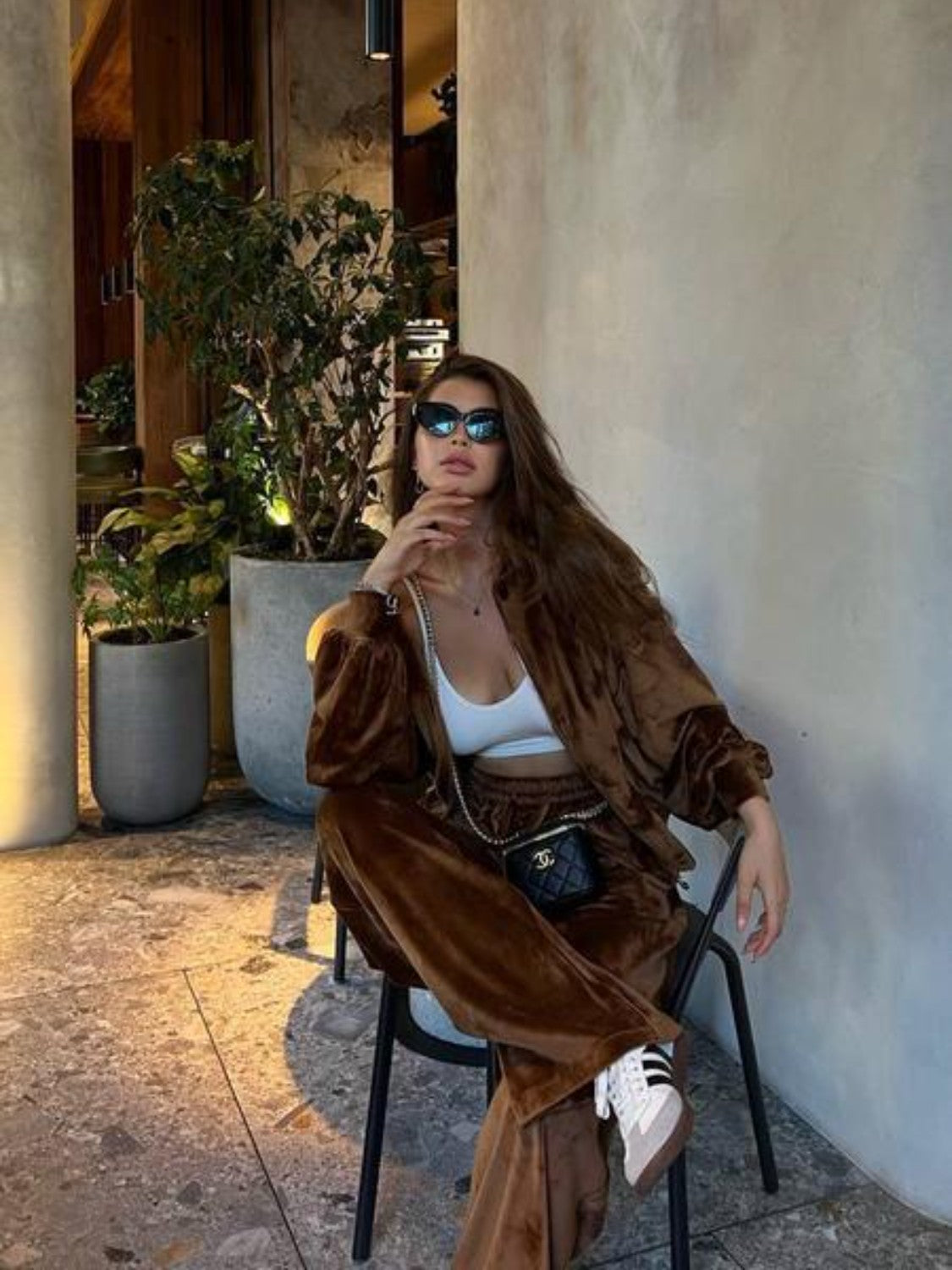 Hooded Jacket and Pants WOMEN Set - CHIC TB
