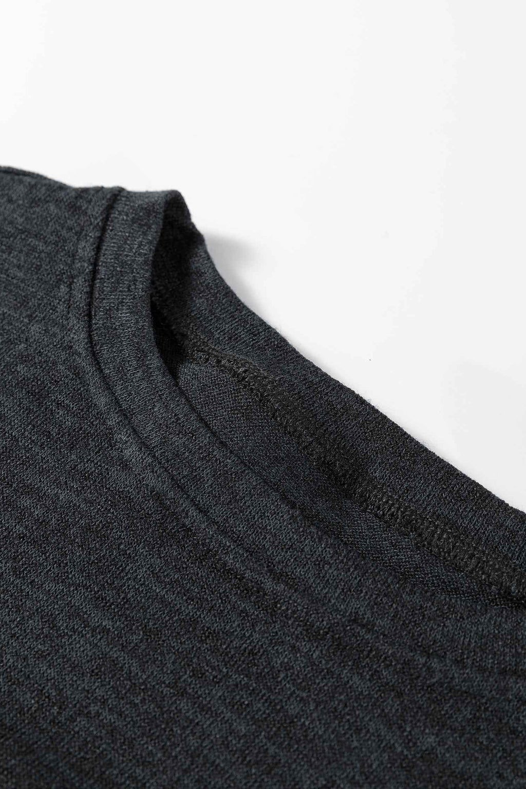 Black Color Block Leopard Patchwork Long Sleeve Casual Top