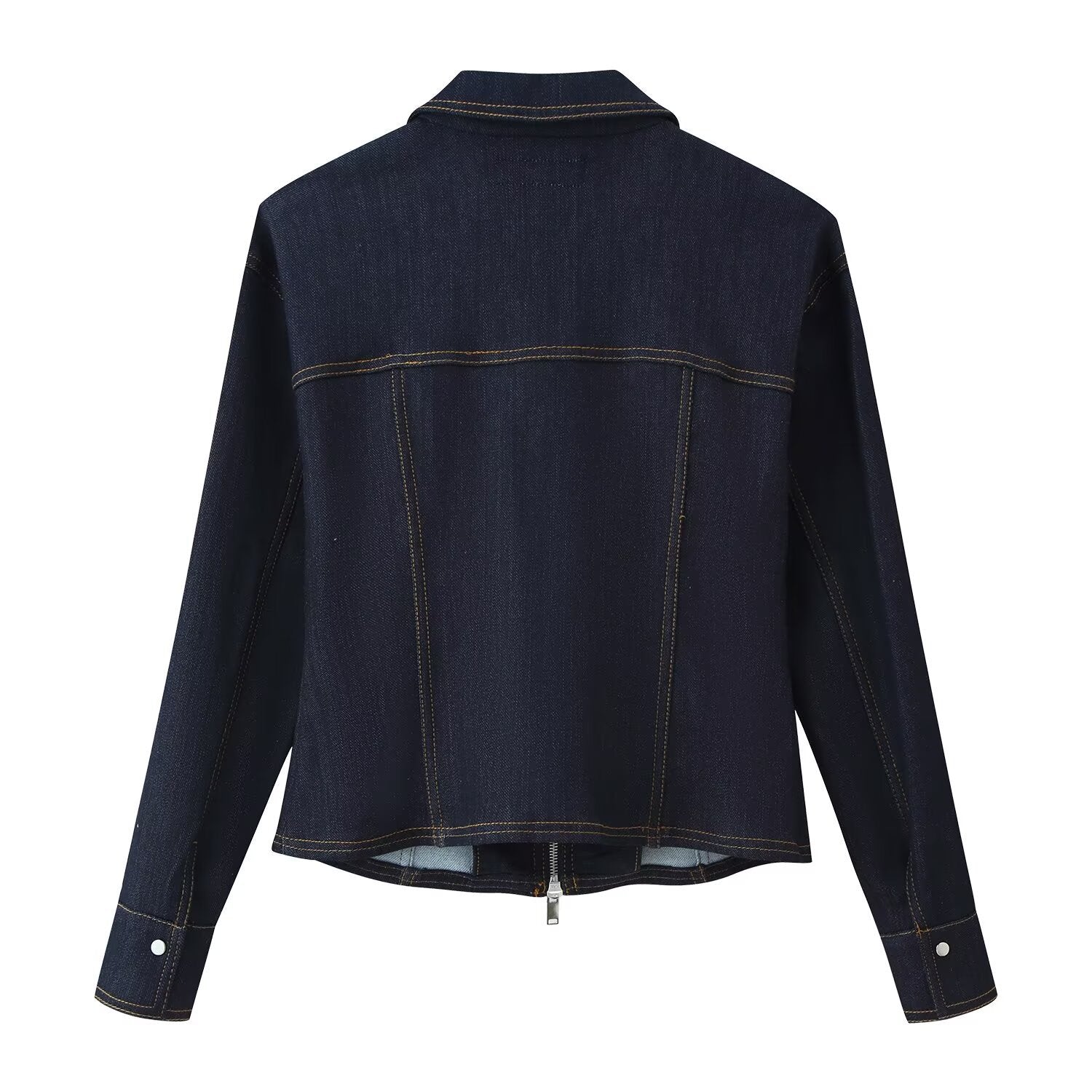 Denim jacket+denim women's clothing