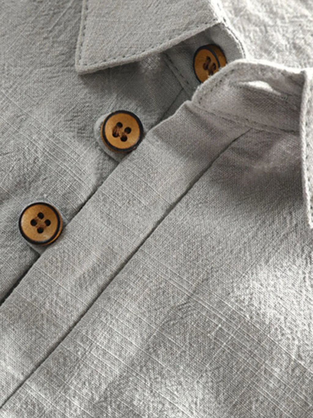 Grey Cotton Short Sleeve Polo Plus Size for men.