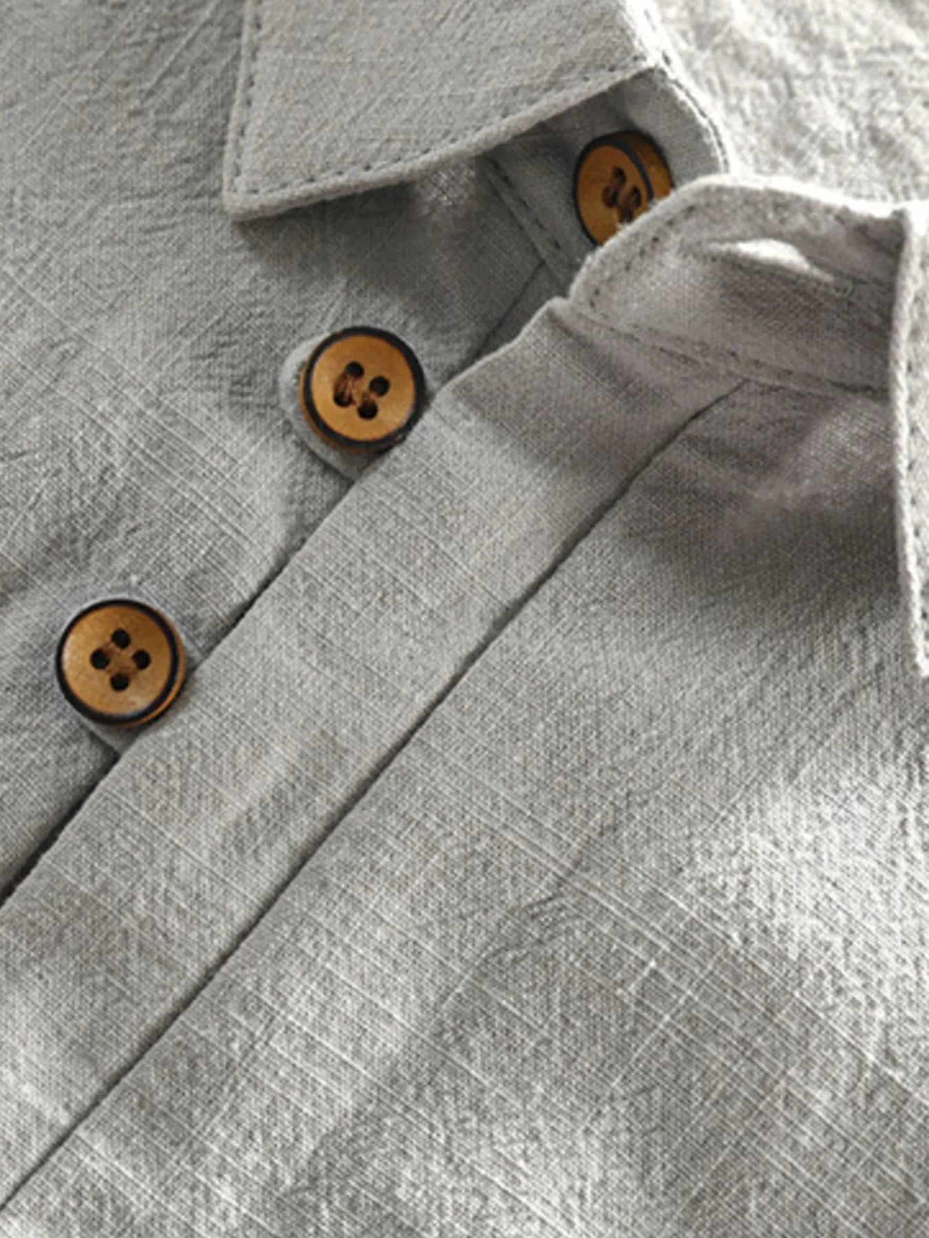 Grey Cotton Short Sleeve Polo Plus Size for men.