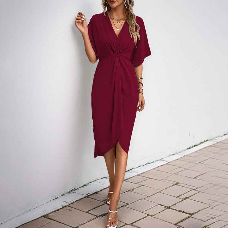 Irregular dresses for European and American women's clothing