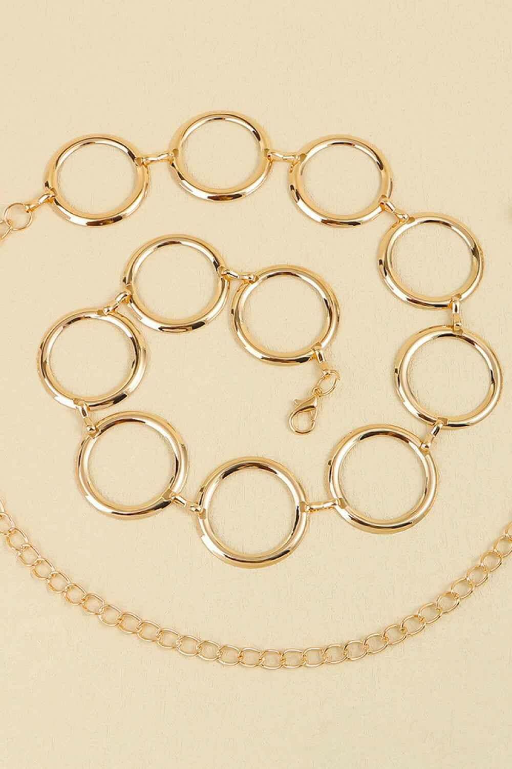Circle Ring Chain Belt.
