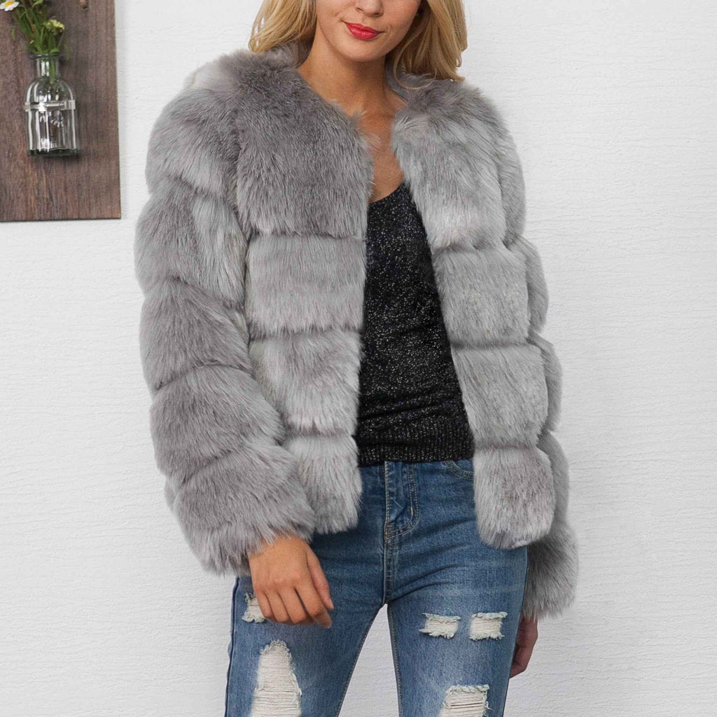 Women's faux fur coat
