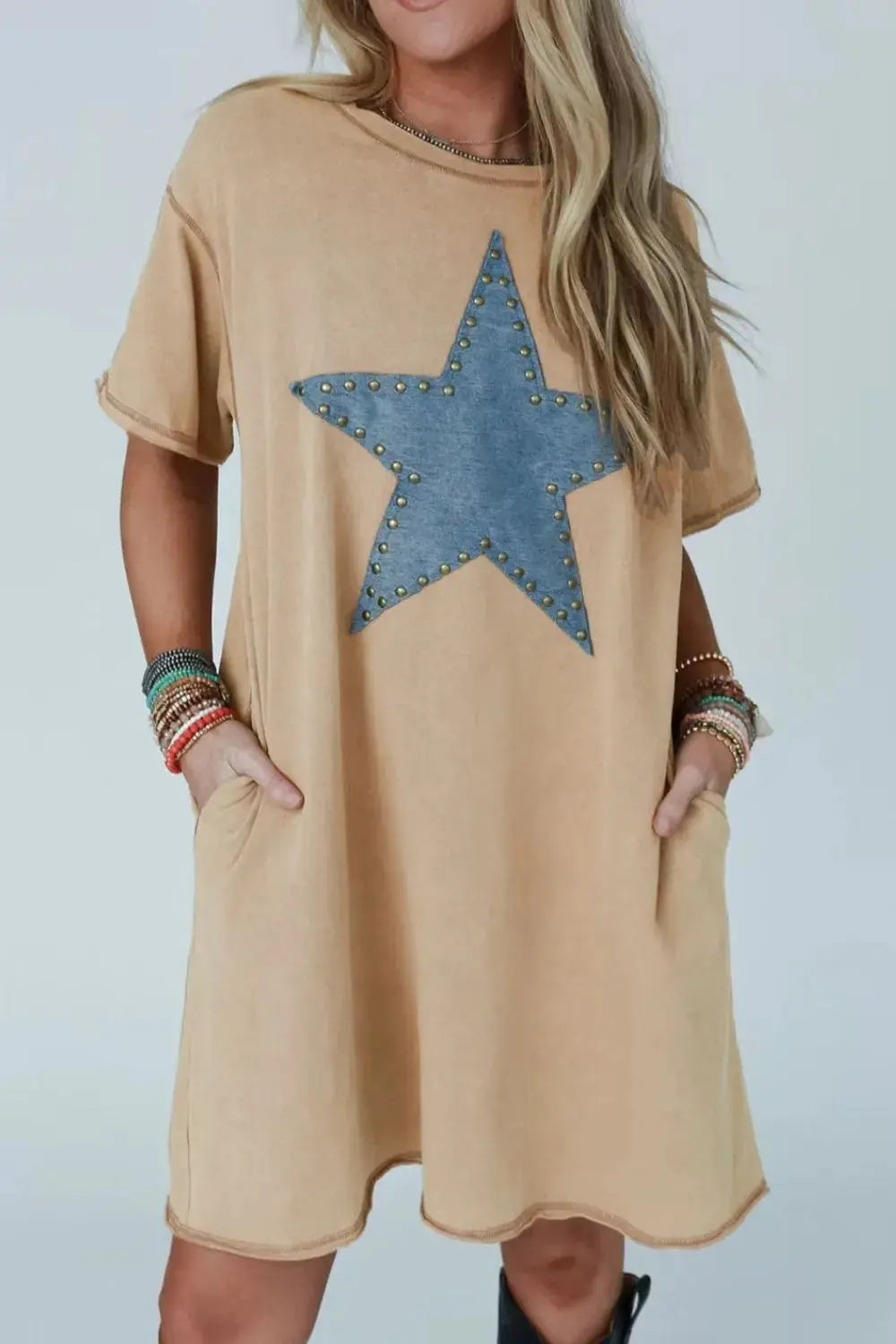 Star T Shirt Dress for women.