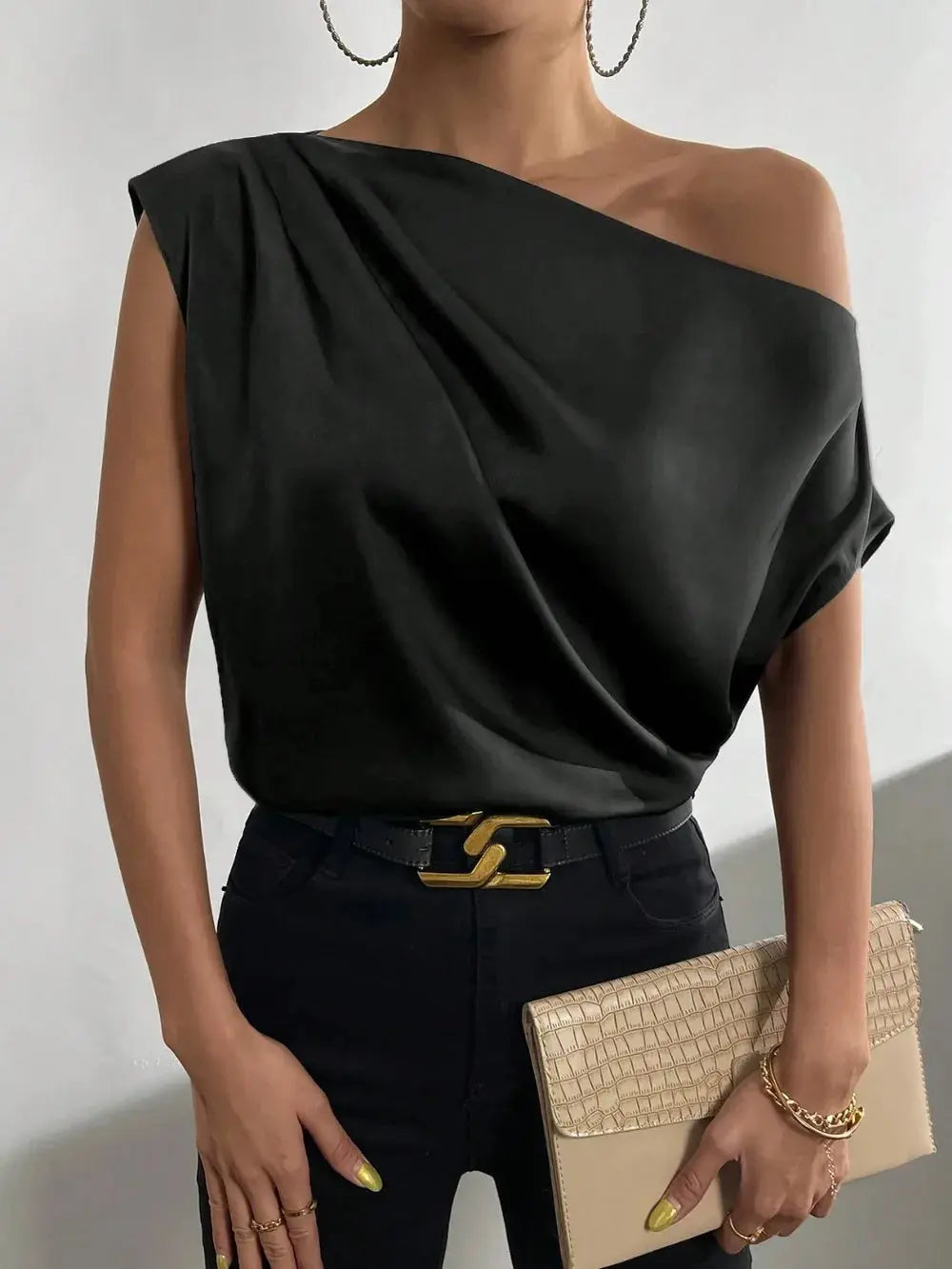 Single Shoulder Blouse WOMEN.