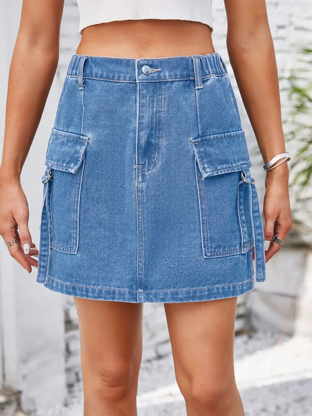 Denim Skirt.