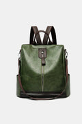 PU Leather Backpack Bag.