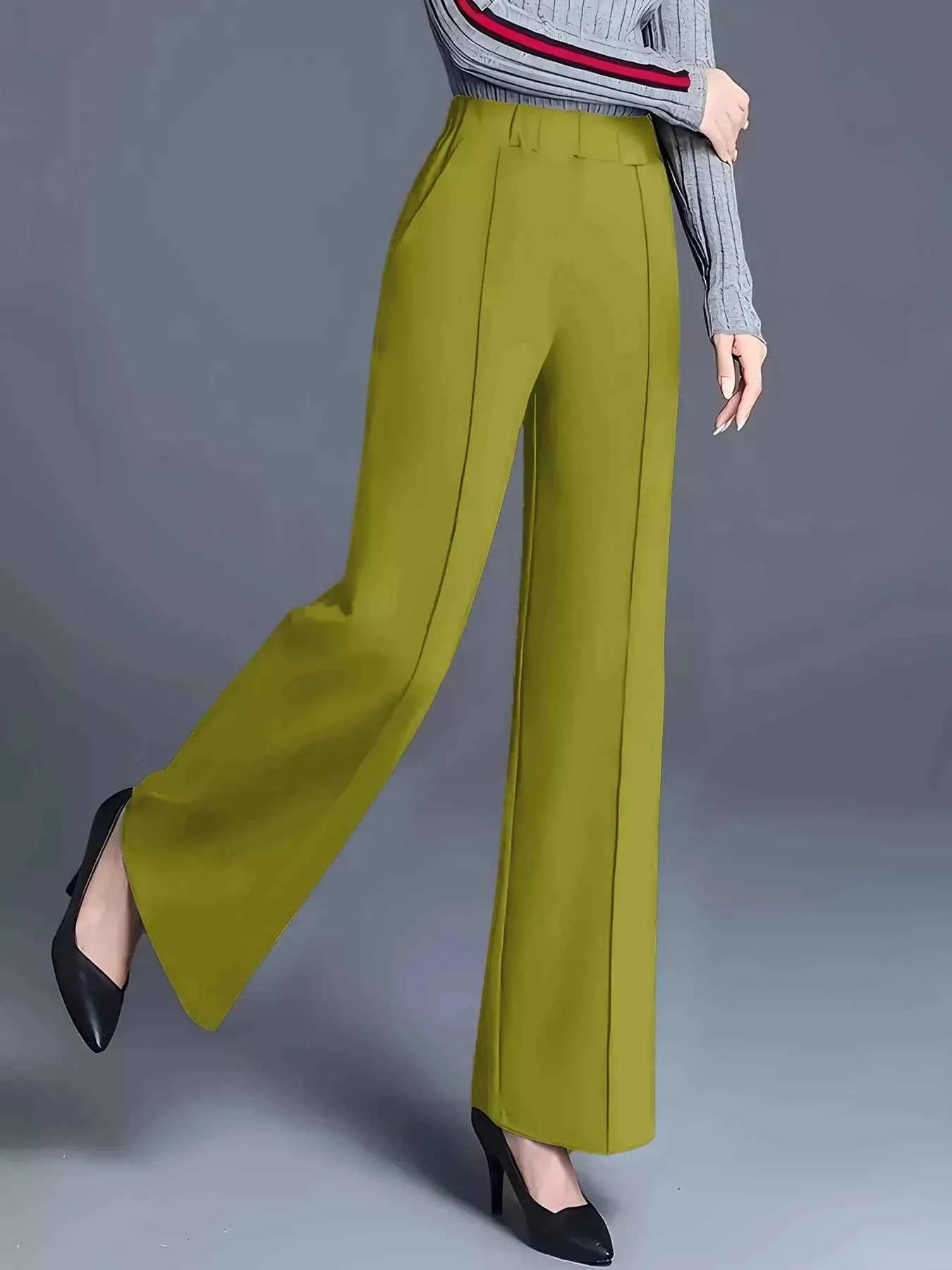 High-Waisted Wide Leg Pants