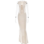 Women's Set Fashion Elegant Knit Vest and Skirt Two-Piece Suit eprolo