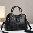 Crossbody Bag for Women with Crocodile Pattern, Large Capacity, Casual Tote Bag, Shoulder Bag for Daily Use