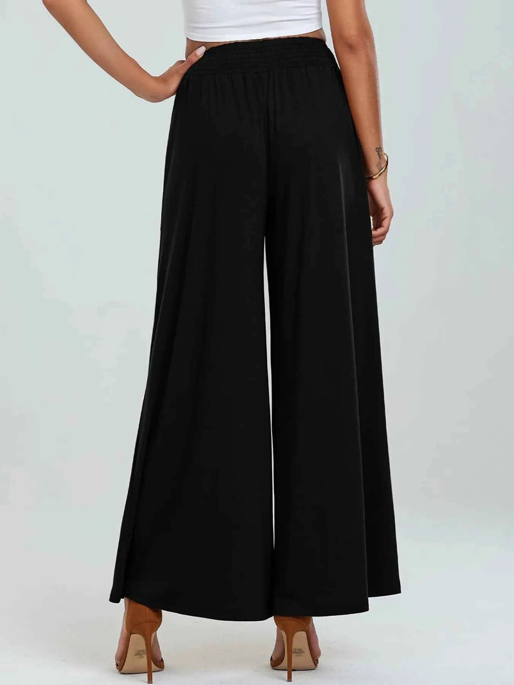 High-Waisted Wide Leg Pants with Pockets.