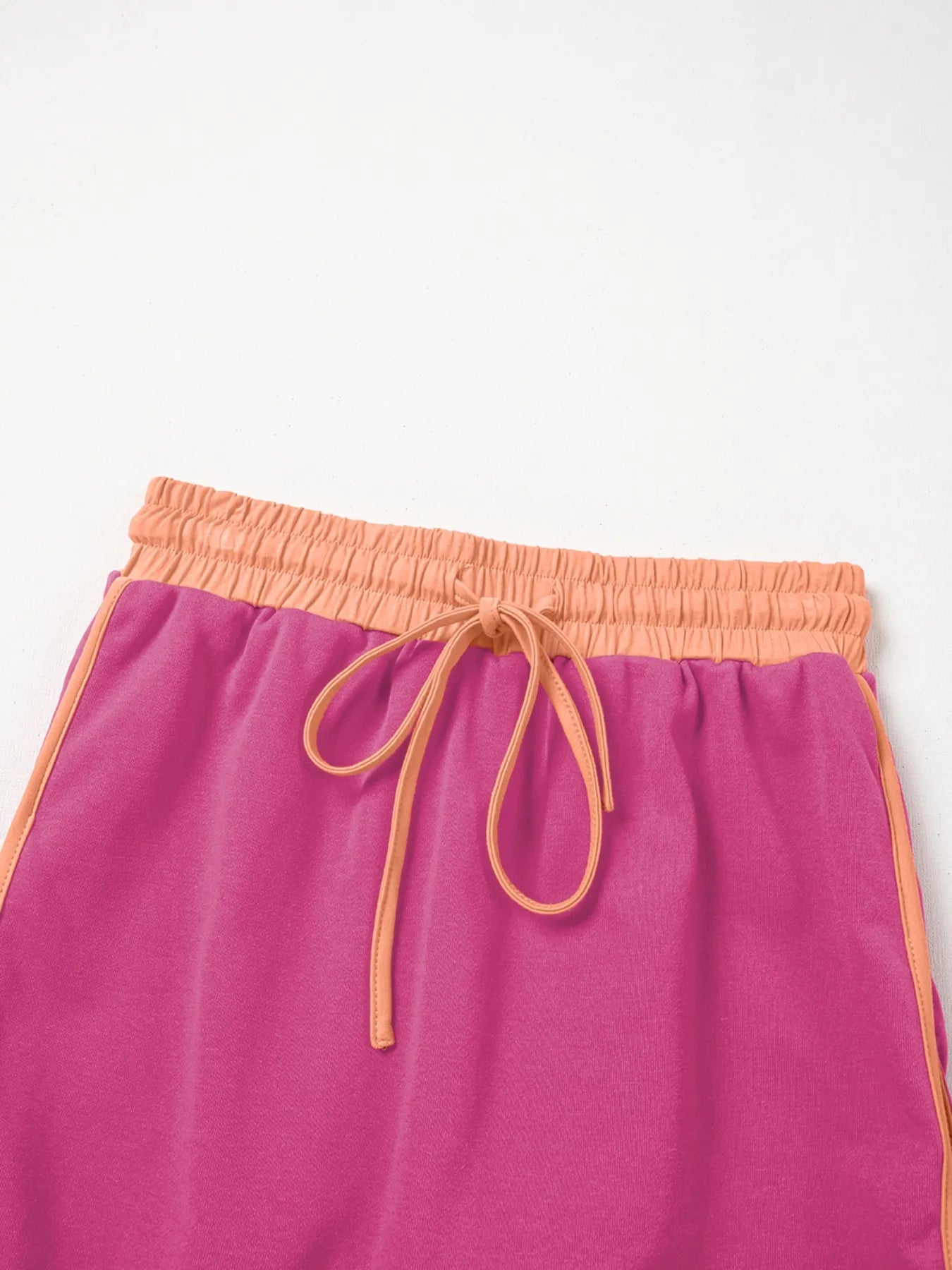 Contrast Trim Long Sleeve Top and Skort Set.