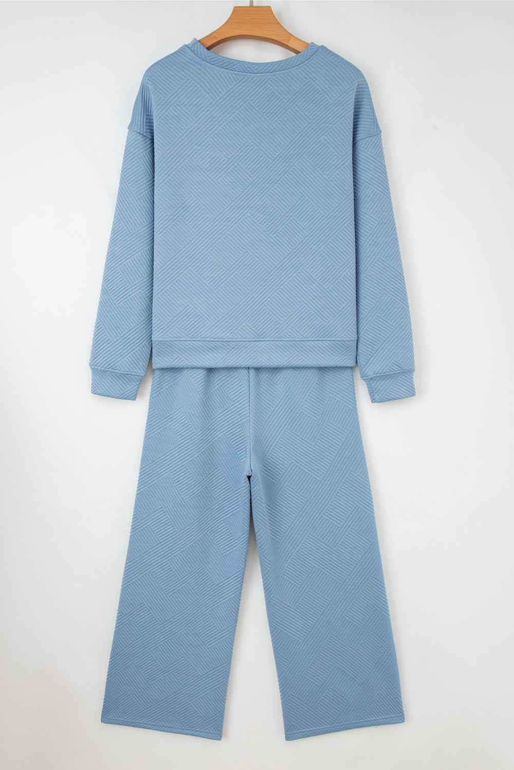 Myosotis Ultra Loose Textured 2pcs Slouchy Outfit