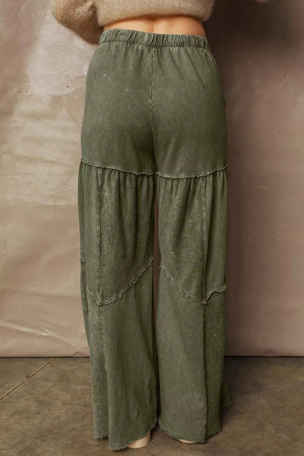 Tiered Wide Leg Pants