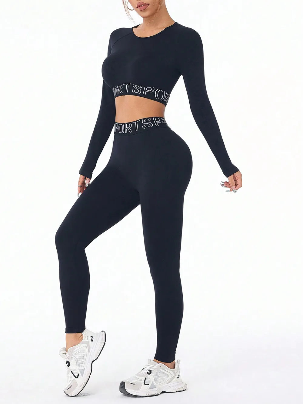 Top and Leggings Active Set.
