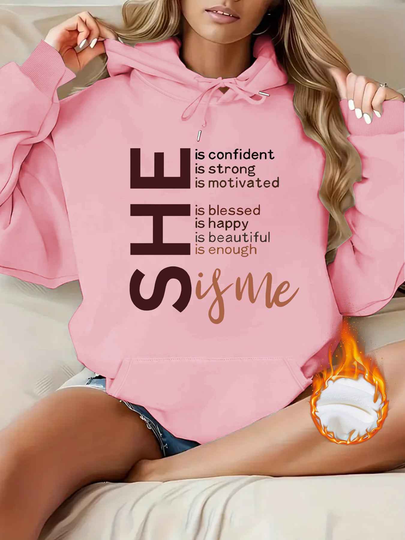 Top hoodie letter pattern