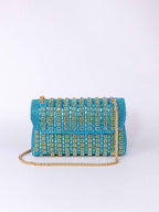 New Elegant Evening Dress Style Brooch-Adorned Clutch Bag with Rhinestones Chain Strap and Cheongsam Design for Formal Occasions