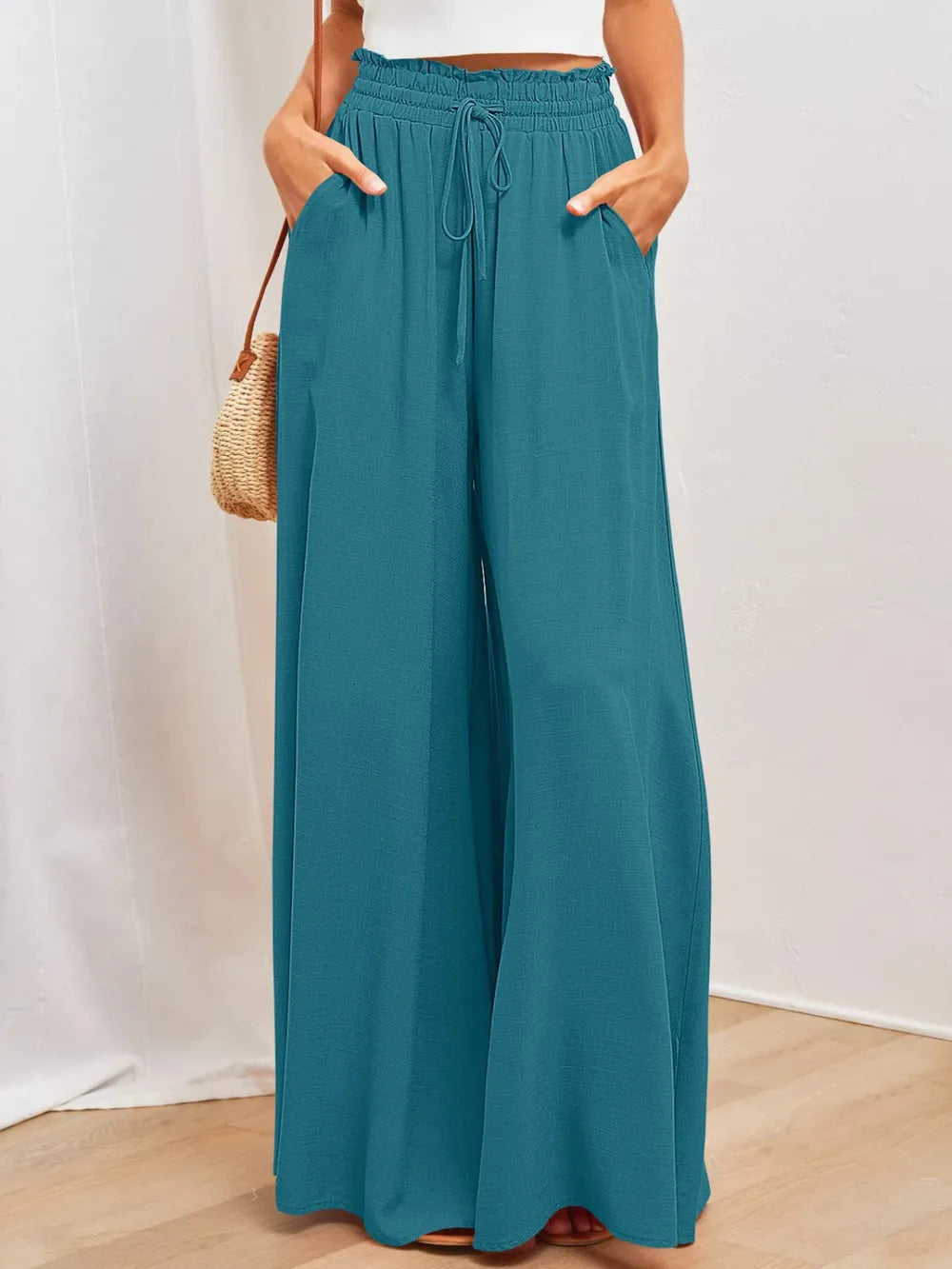 Wide Leg Pants with Pockets.