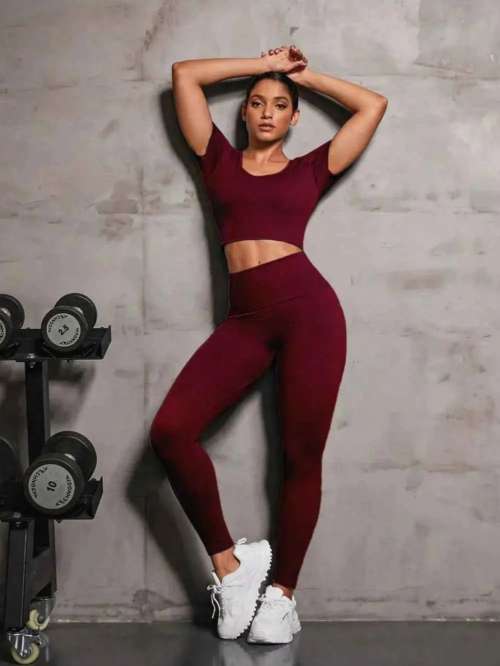 Top and Leggings Active Set.