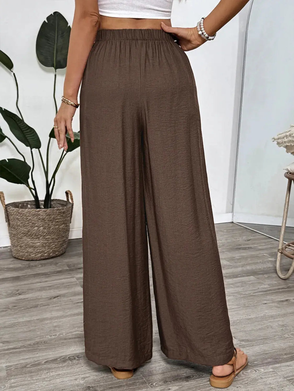 Casual Wide Leg Pants.