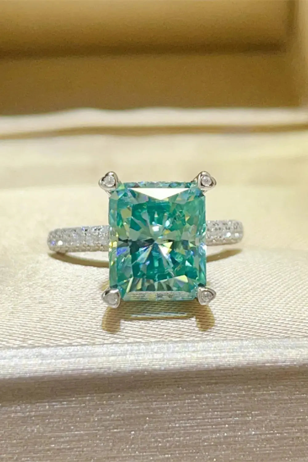 5 Carat Moissanite 925 Sterling Silver Ring.