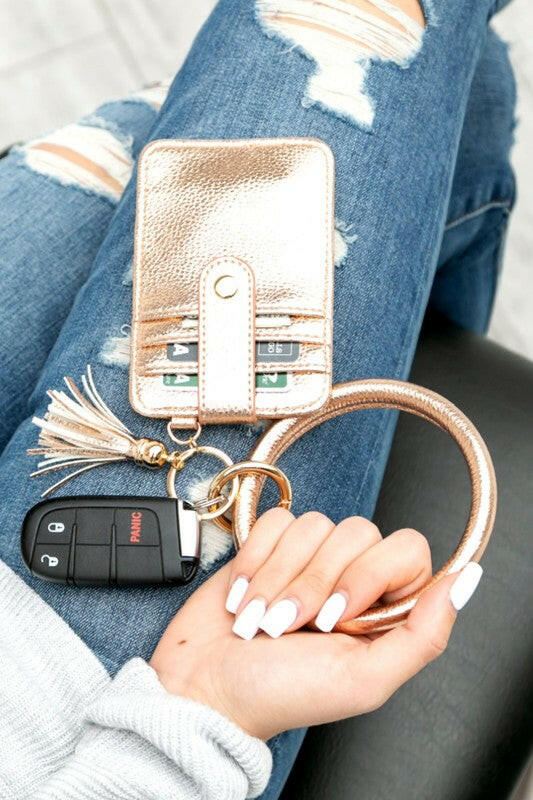 Key Ring Wallet Bracelets.