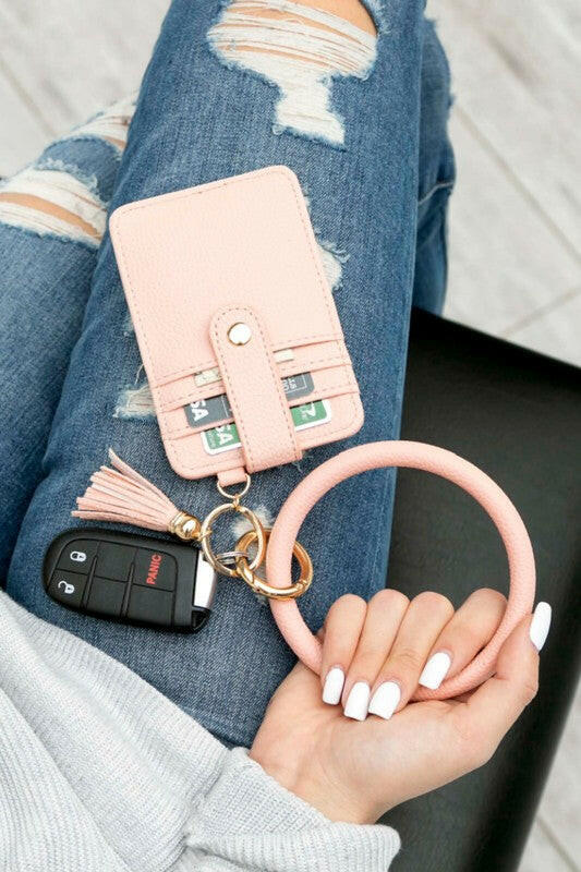 Key Ring Wallet Bracelets.