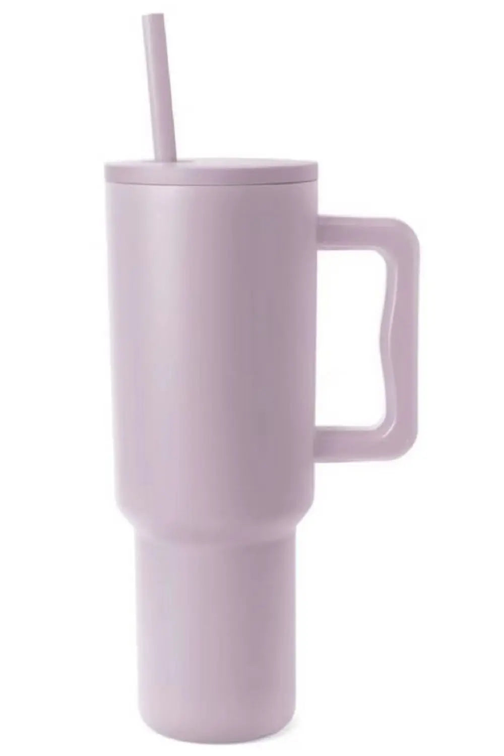 Stainless Steel Tumbler with Matching Straw.