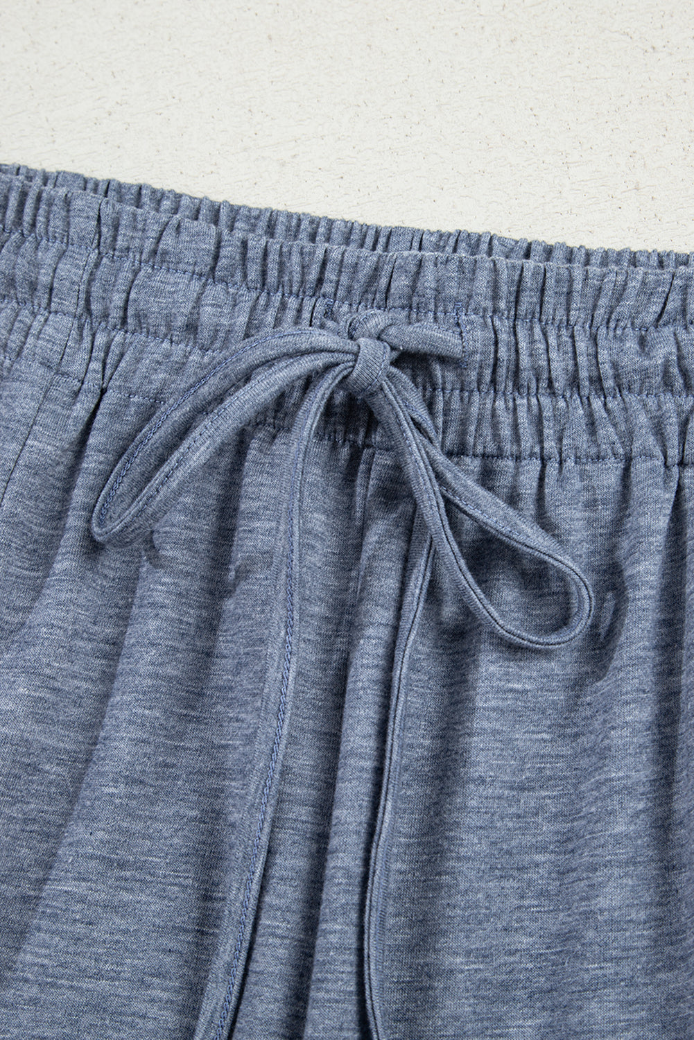 Frilled Detail Wide Leg Drawstring Elastic Waistband Pants Dear-Lover Dropshipping