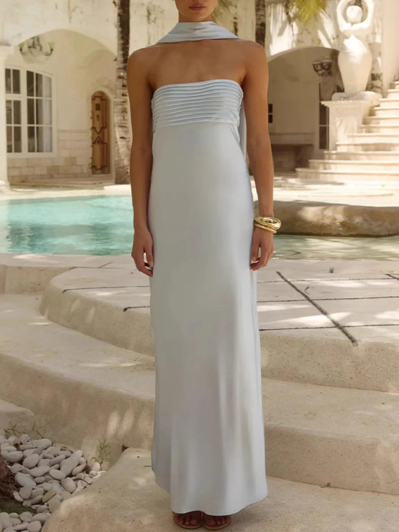 Tube Mermaid Maxi Dress.