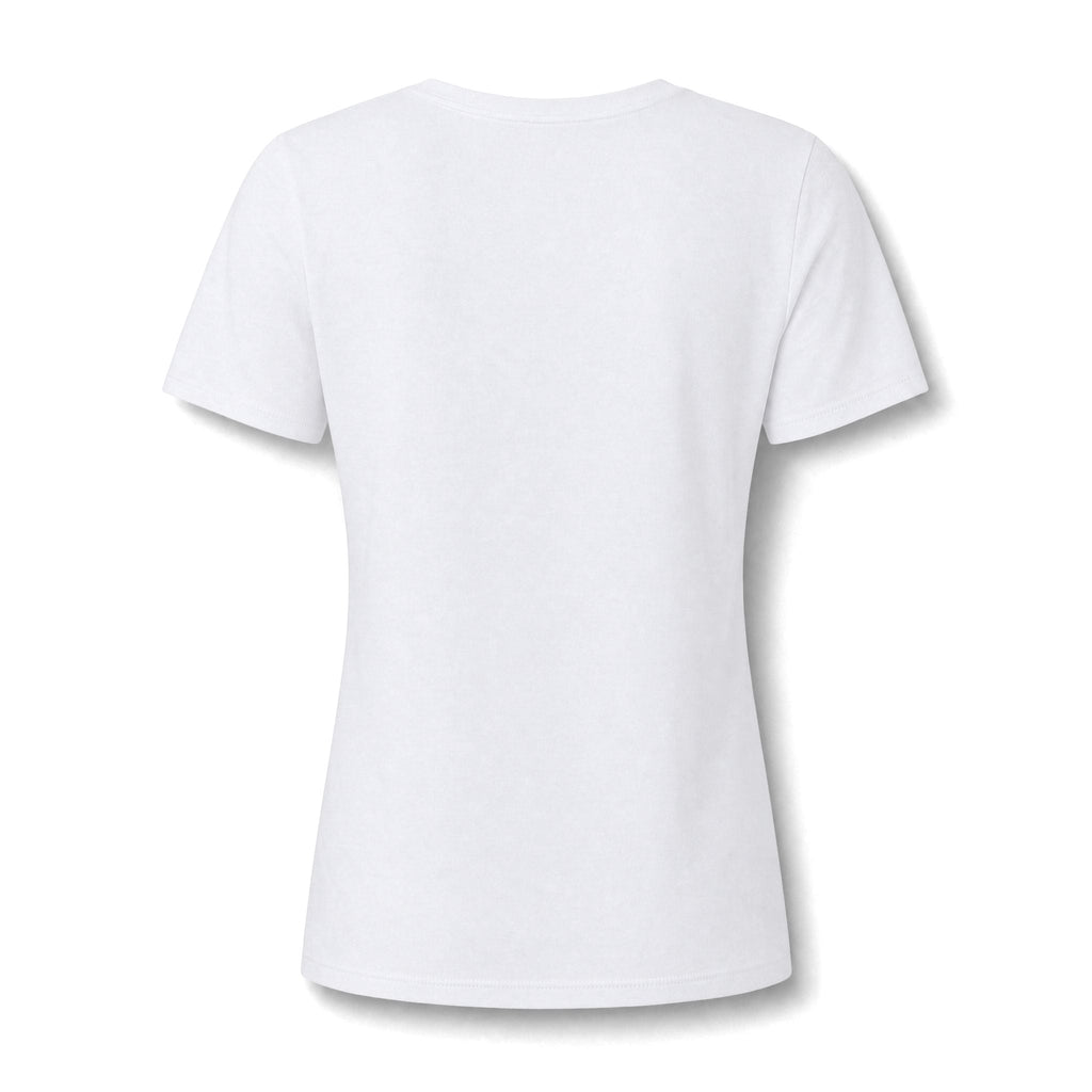 Women's Relaxed Heather CVC V-Neck Tee Printify