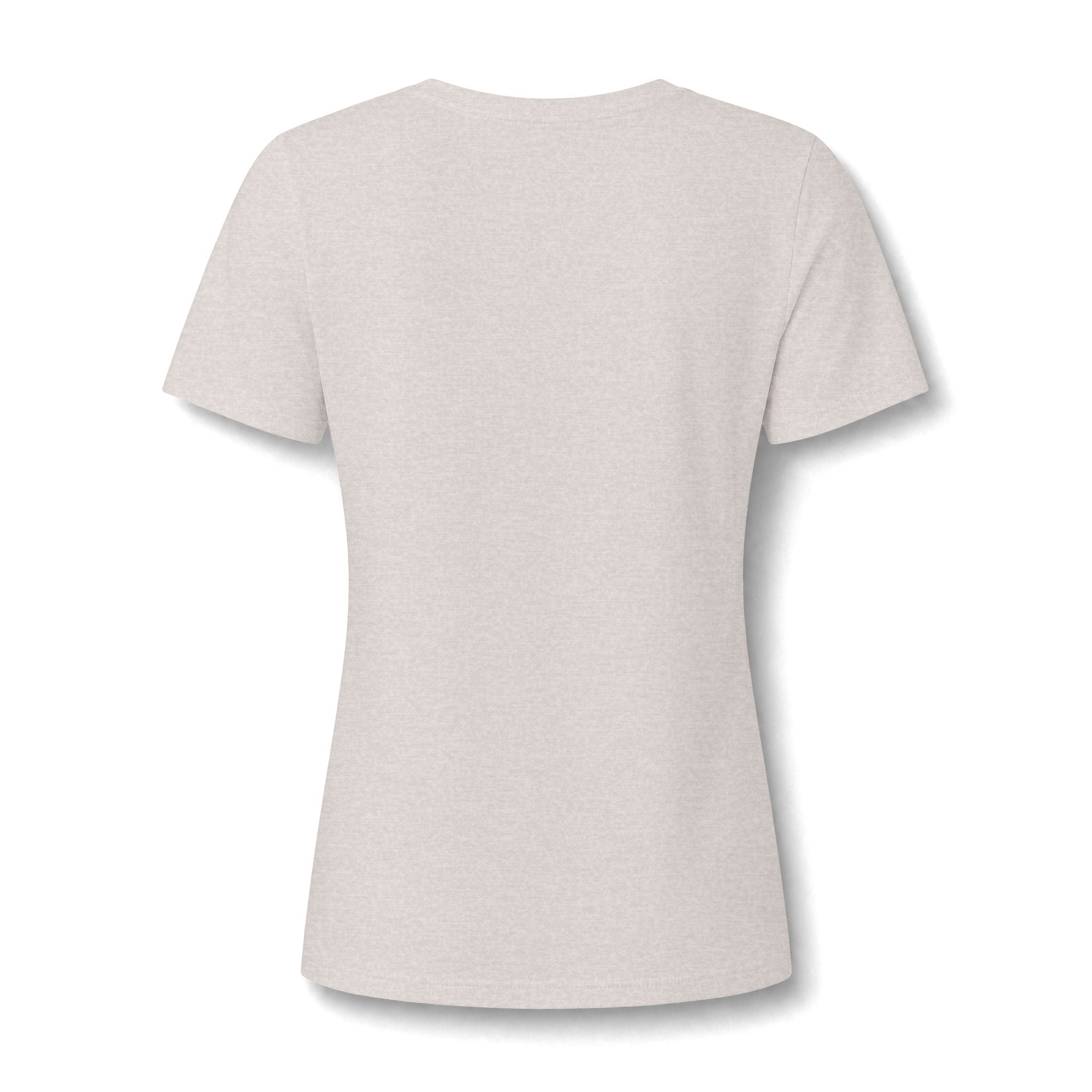 Women's Relaxed Heather CVC V-Neck Tee Printify
