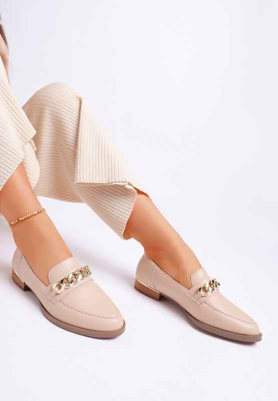 POLA Leather Horsebit Loafers