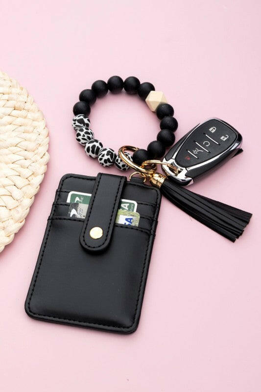 Key Ring Wallet Bracelet.