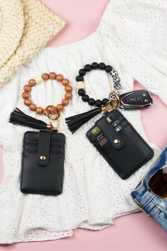 Key Ring Wallet Bracelet.