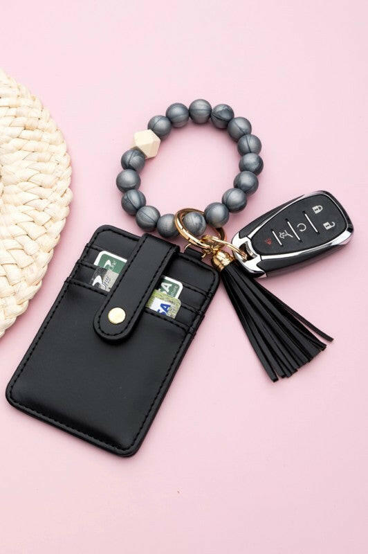 Key Ring Wallet Bracelet.