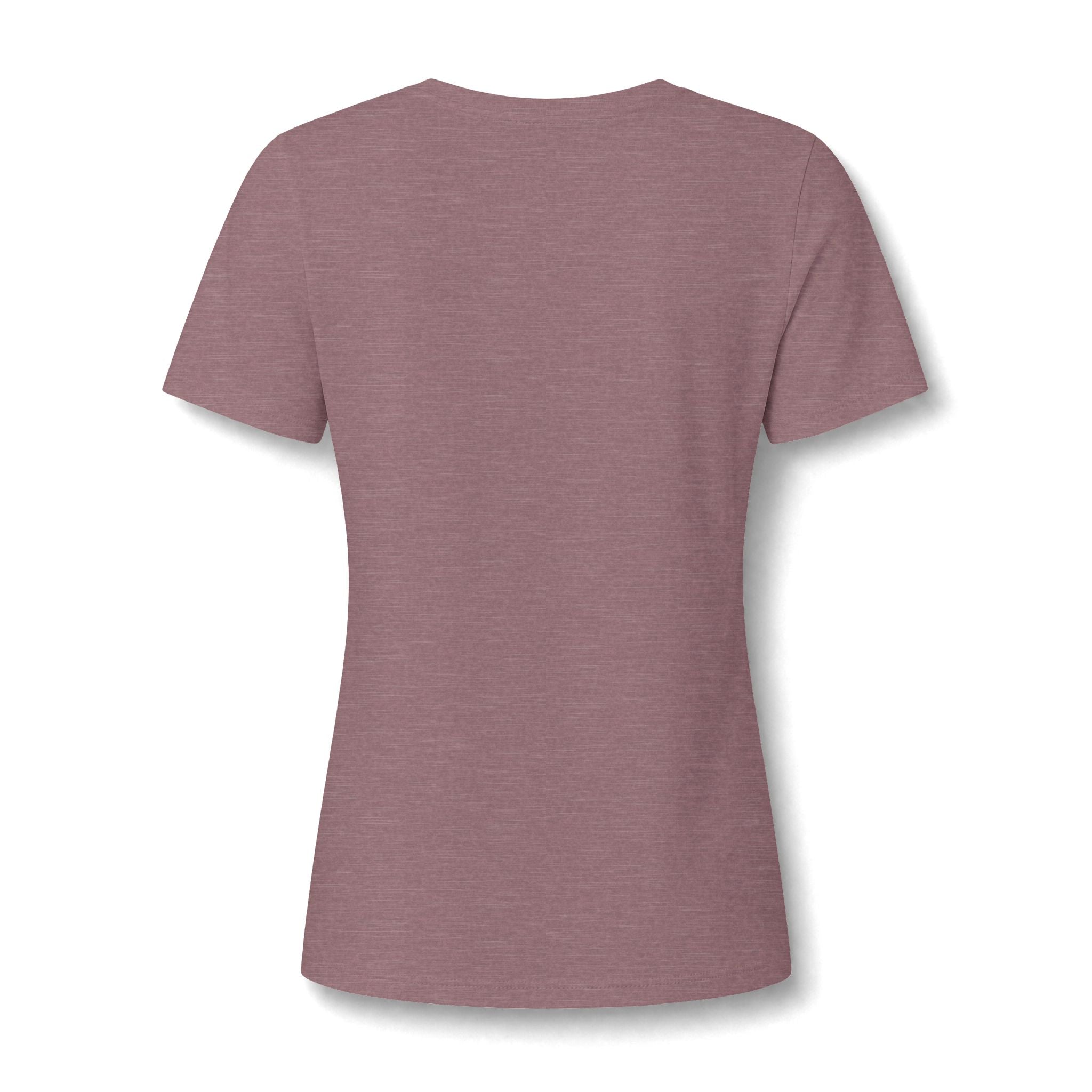 Women's Relaxed Heather CVC V-Neck Tee Printify