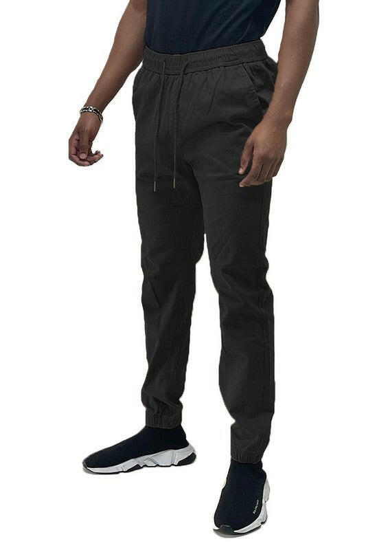 Men's Solid Stretch Cargo Jogger.