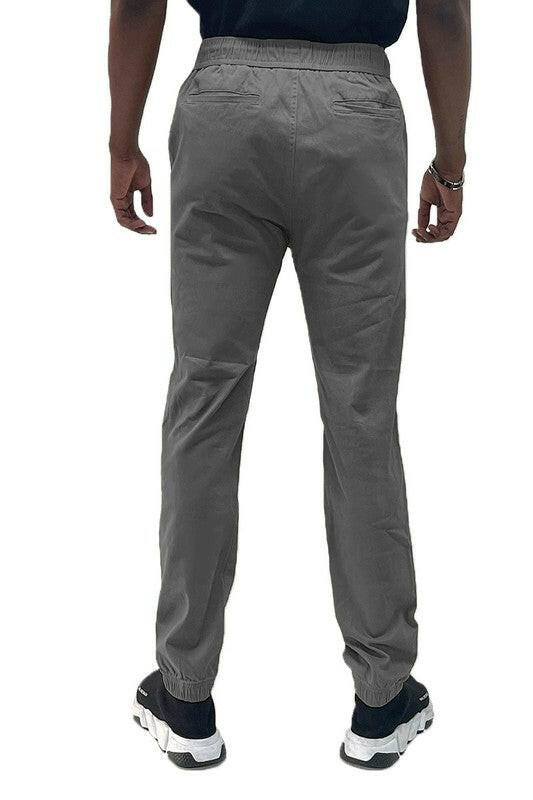 Men's Solid Stretch Cargo Jogger.
