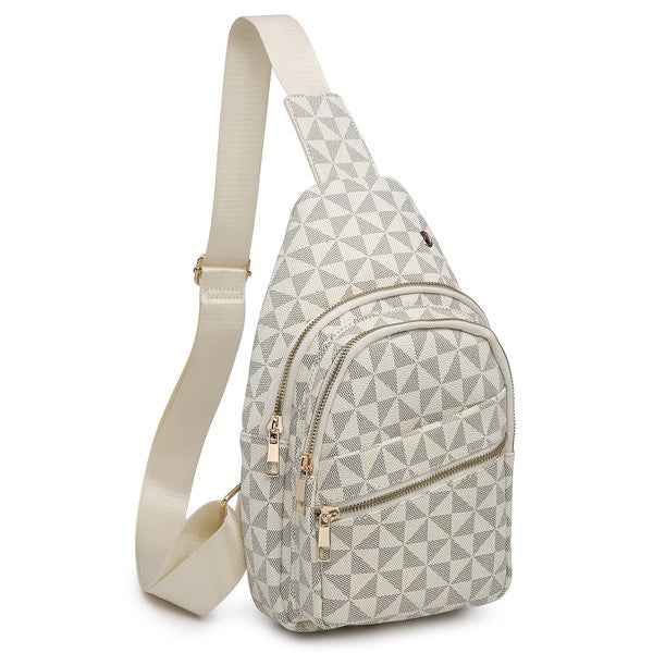 Pattern Sling Backpack