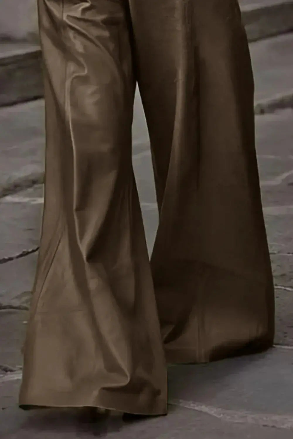 High Waist Wide Flare Pants.