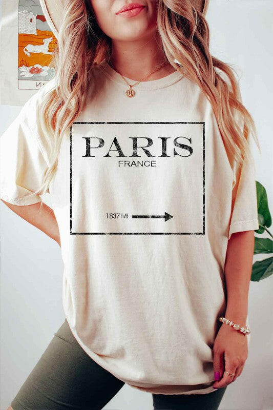PARIS FRANCE GRAPHIC TEE / T-SHIRT.