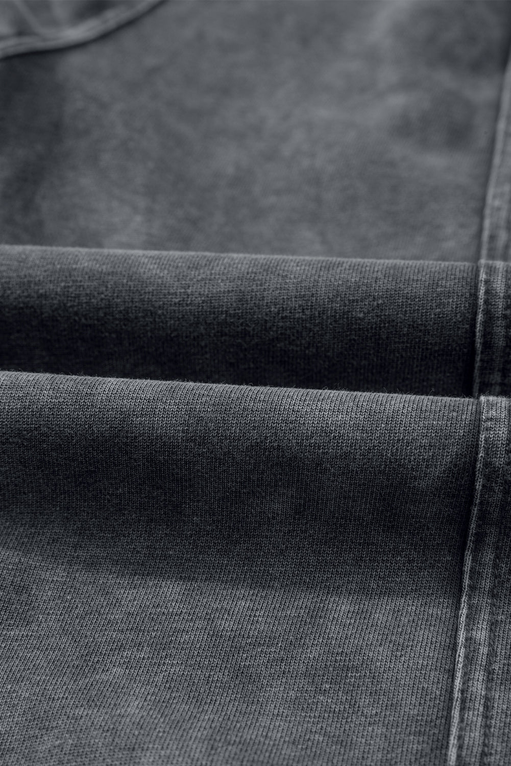 Medium Grey Mineral Wash Jogger Style High Waist Casual Pants Dear-Lover Dropshipping