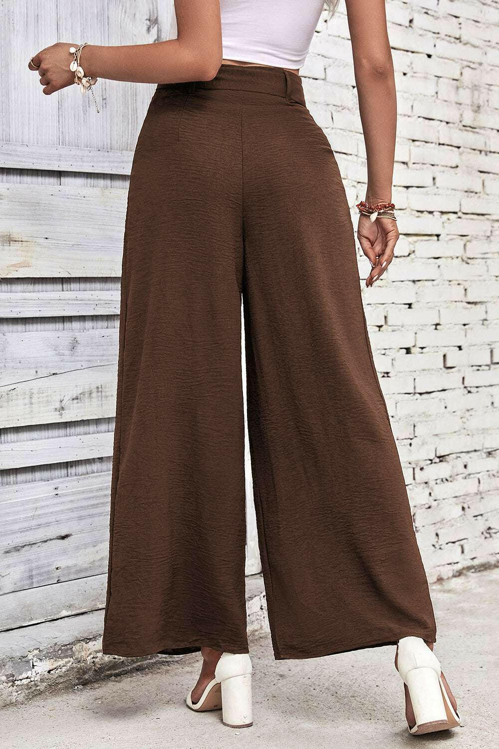 High Waisted Wide Leg Pants.