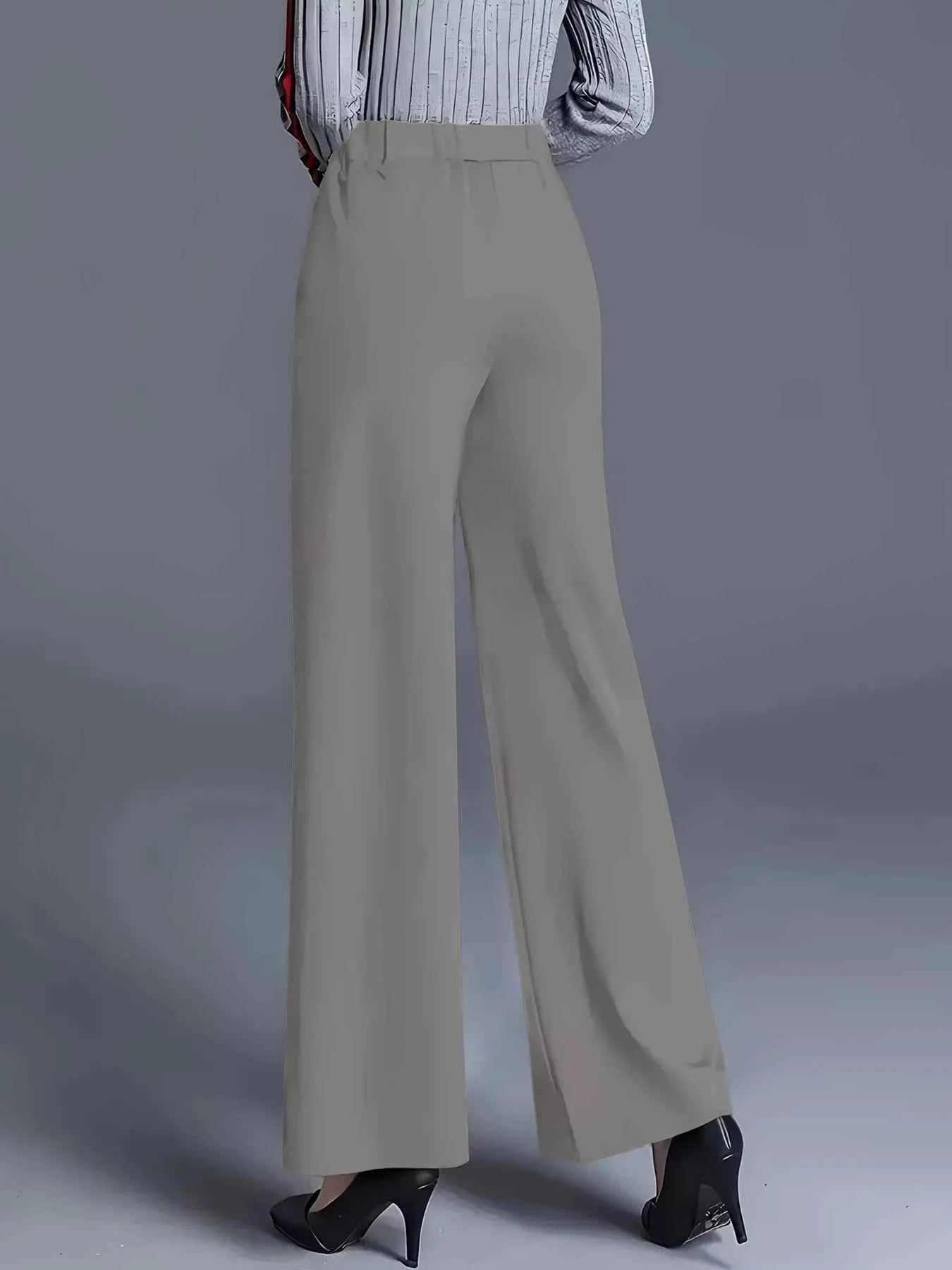 High-Waisted Wide Leg Pants