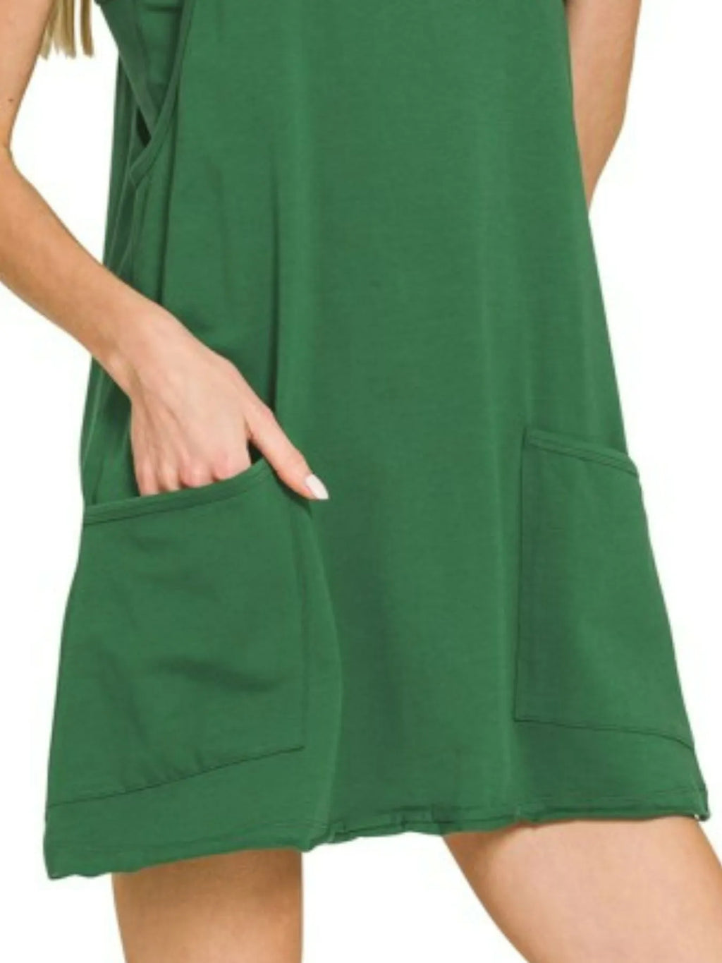 Zenana Cami Mini Dress with Built-in Romper Liner.
