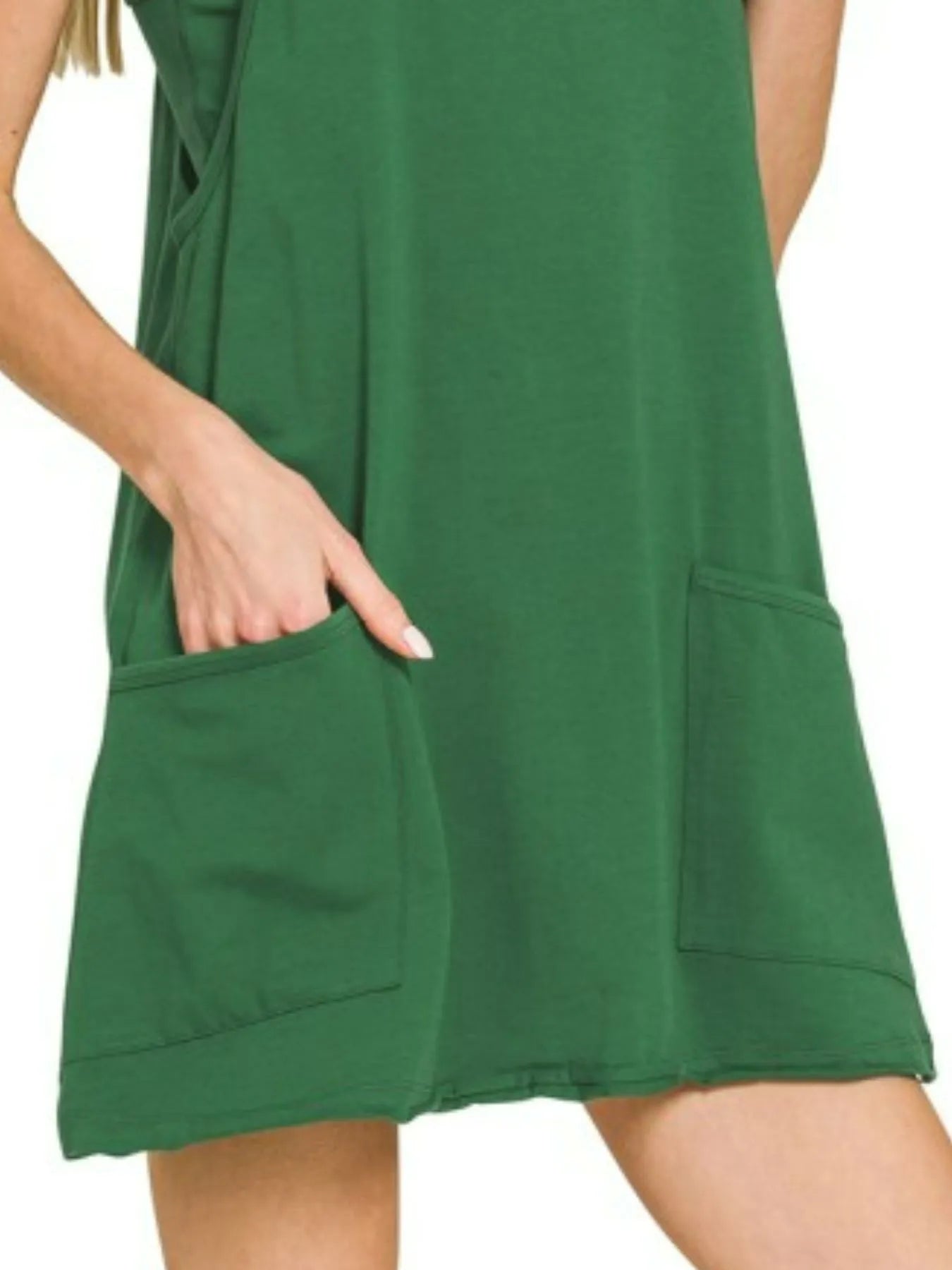 Zenana Cami Mini Dress with Built-in Romper Liner.